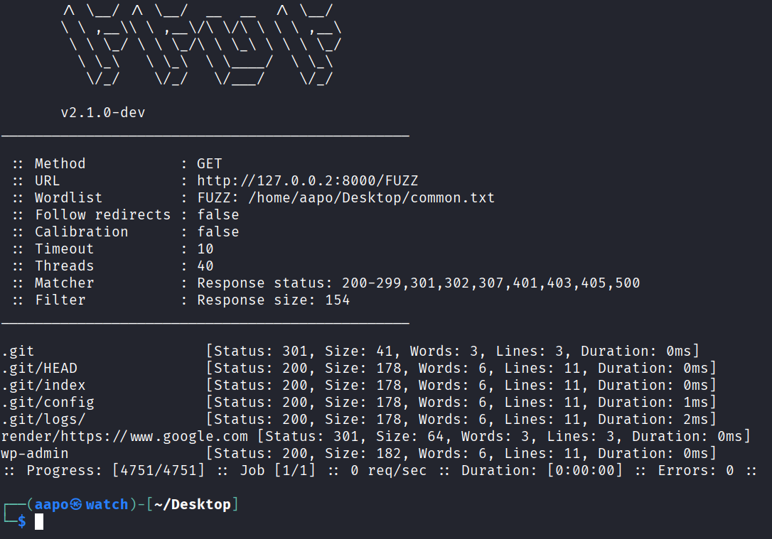 Vastaus suodatuksella