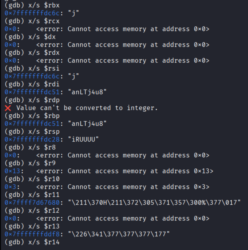 Rekisterin tarkastelua