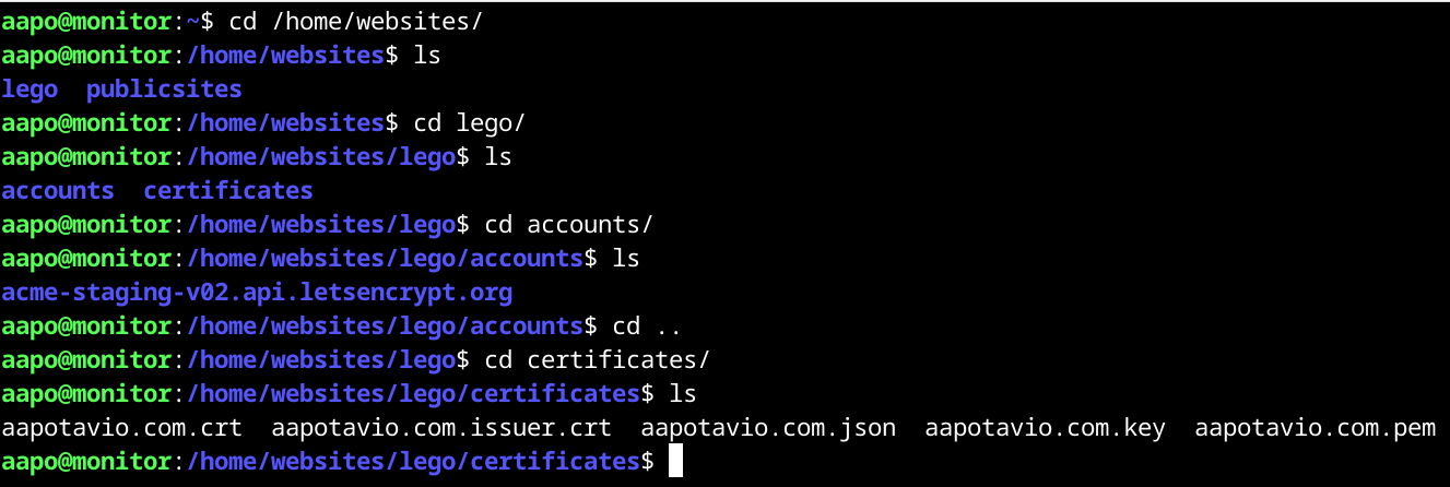 varmennus testin onnistumisesta